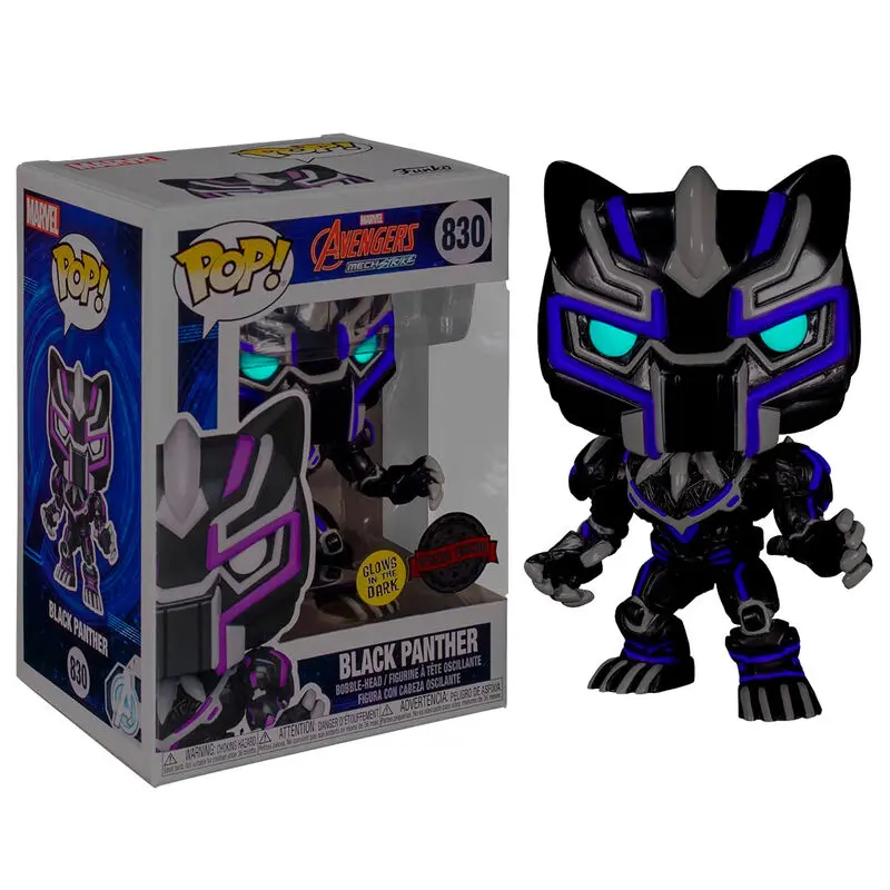 Funko POP figura Marvel Avengers Black Panther Glow in the Dark termékfotó