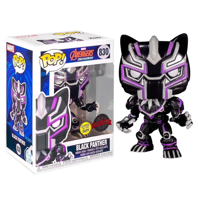 Funko POP figura Marvel Avengers Black Panther Glow in the Dark termékfotó