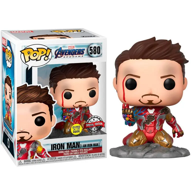 Funko POP figura Marvel Avengers Endgame I Am Iron Man Exclusive [SÉRÜLT CSOMAGOLÁS] termékfotó