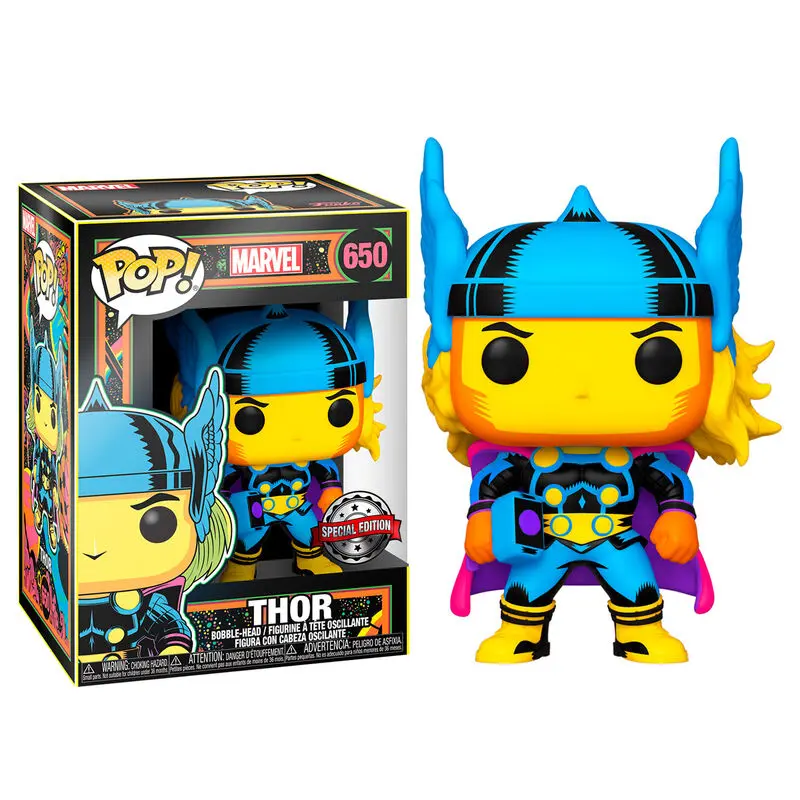 Marvel POP! Marvel Black Light Vinyl Figure Thor 9 cm termékfotó