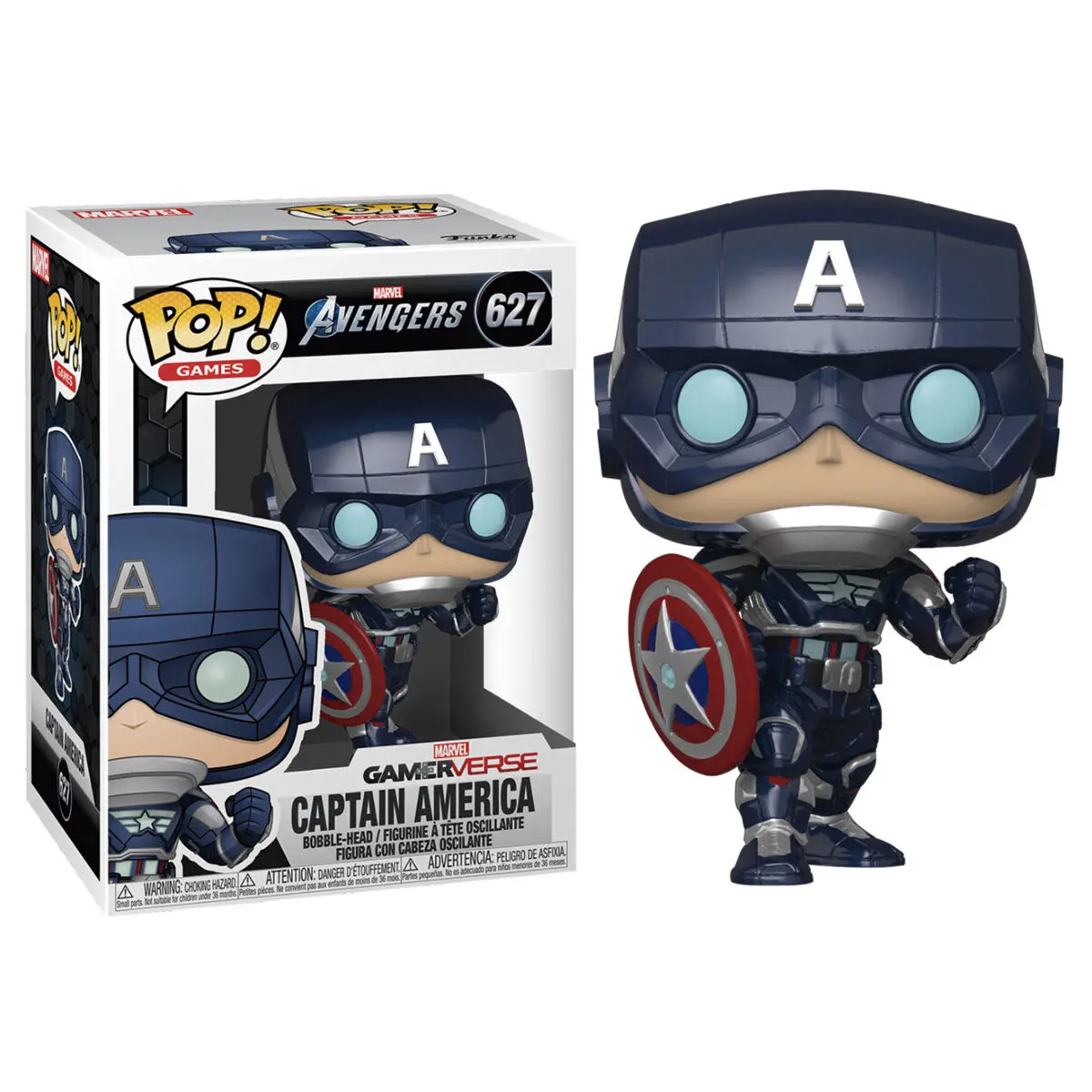 Marvel's Avengers (2020 video game) POP! Marvel Vinyl Figure Captain America 9 cm termékfotó