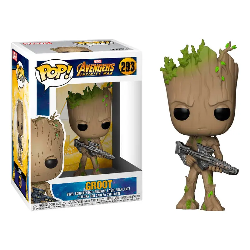 Avengers Infinity War POP! Movies Vinyl Figur Groot 9 cm termékfotó