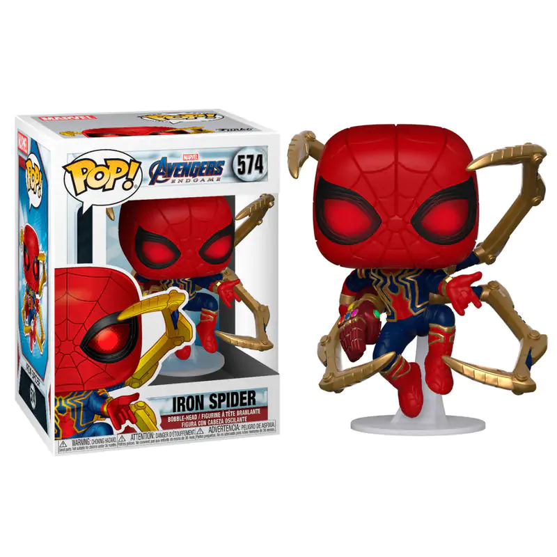 Funko POP figura Marvel Bosszúállók Végjáték Iron Spider Nano Gauntlet-tel termékfotó