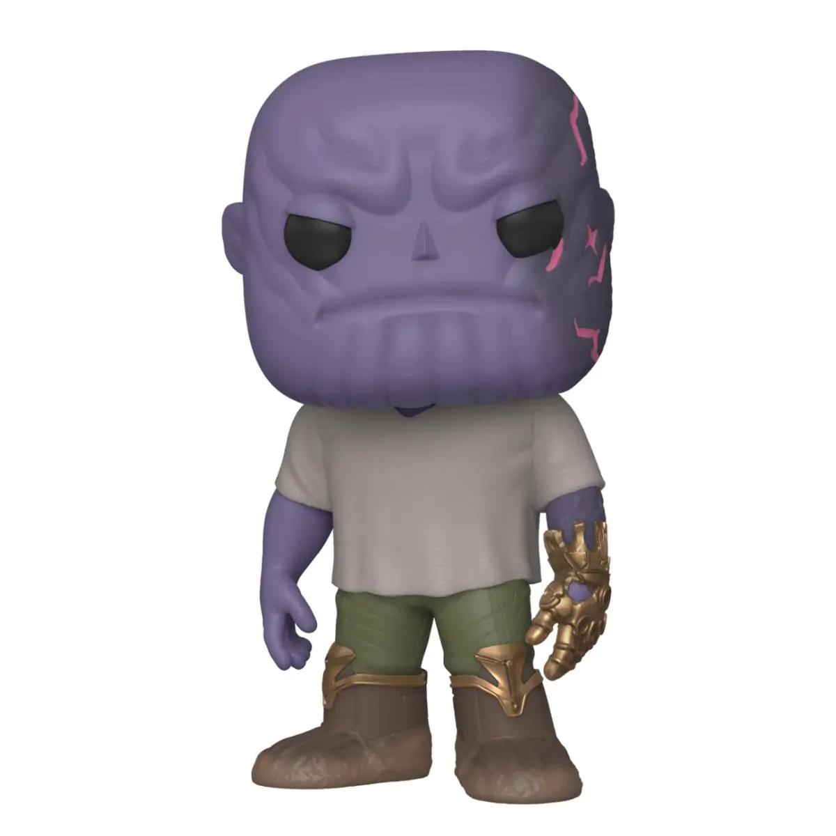 Avengers: Endgame Funko POP! Movies Vinyl Figura Casual Thanos w/Gauntlet 9 cm termékfotó