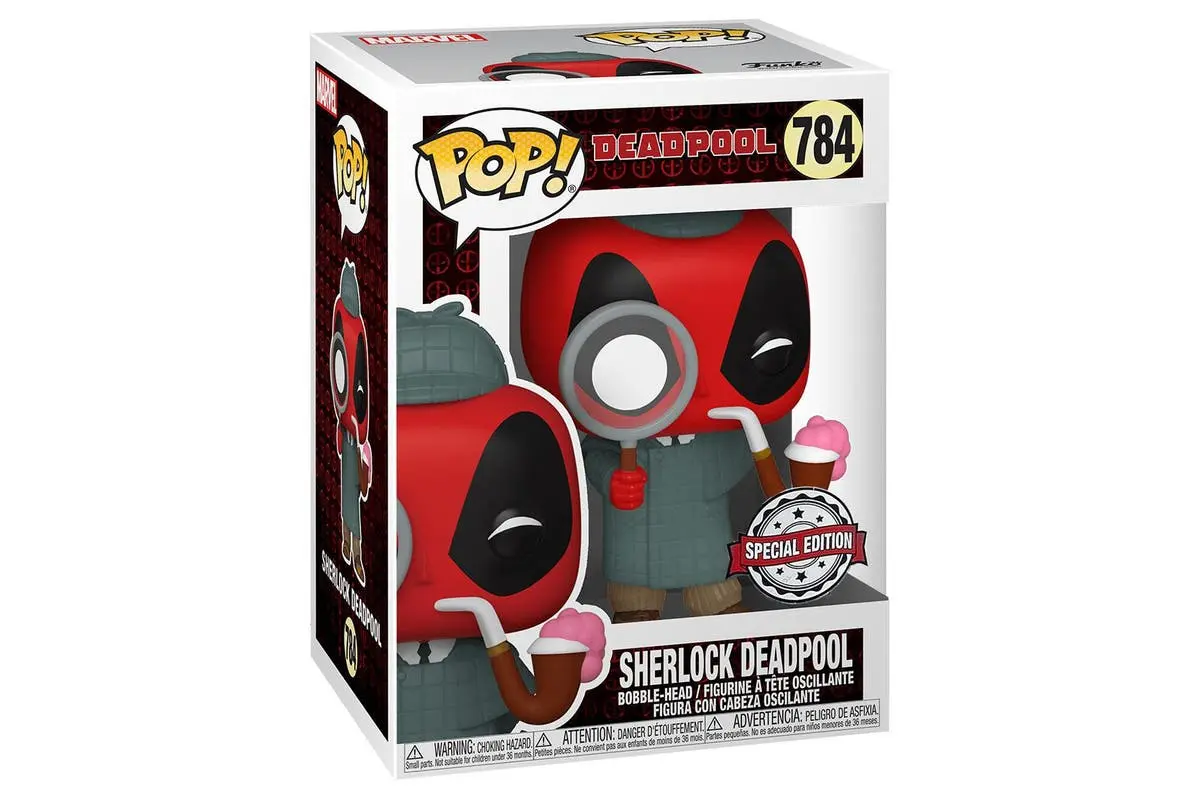 Funko POP figura Marvel Deadpool 30th Sherlock Deadpool Exkluzív termékfotó