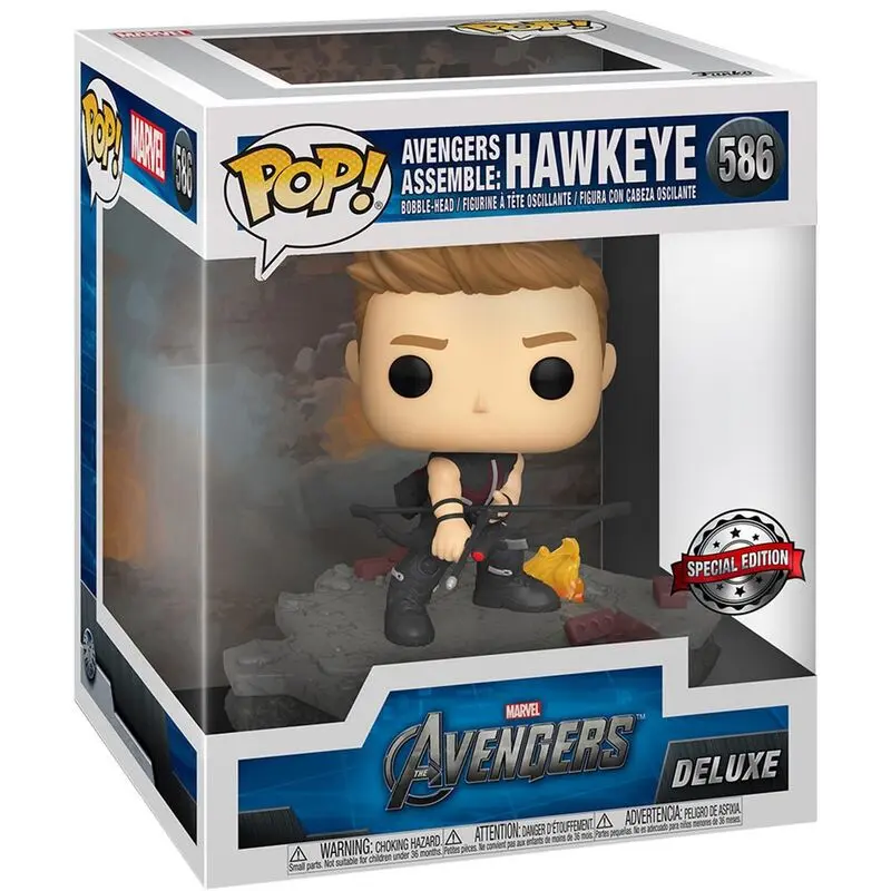 Funko POP figura Marvel Deluxe Bosszúállók Hawkeye Assemble Exkluzív termékfotó