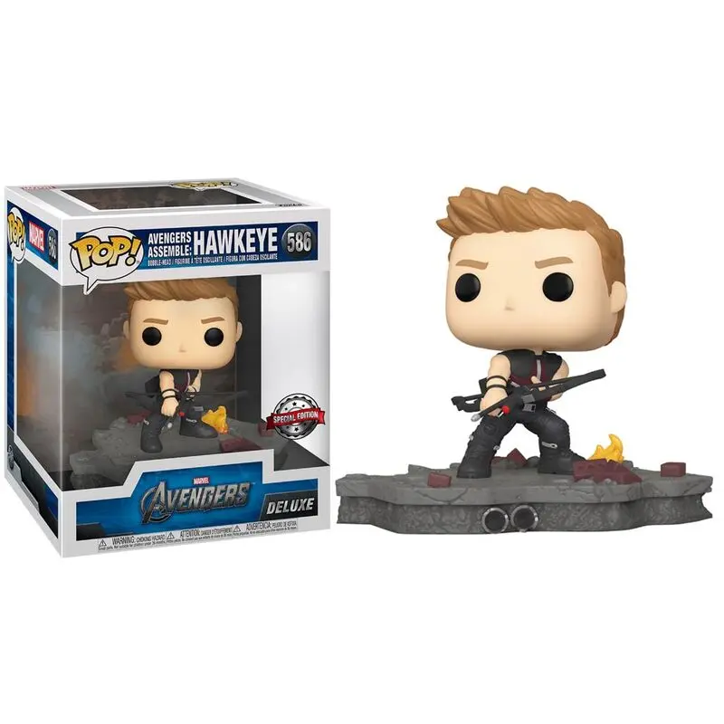 Funko POP figura Marvel Deluxe Bosszúállók Hawkeye Assemble Exkluzív termékfotó