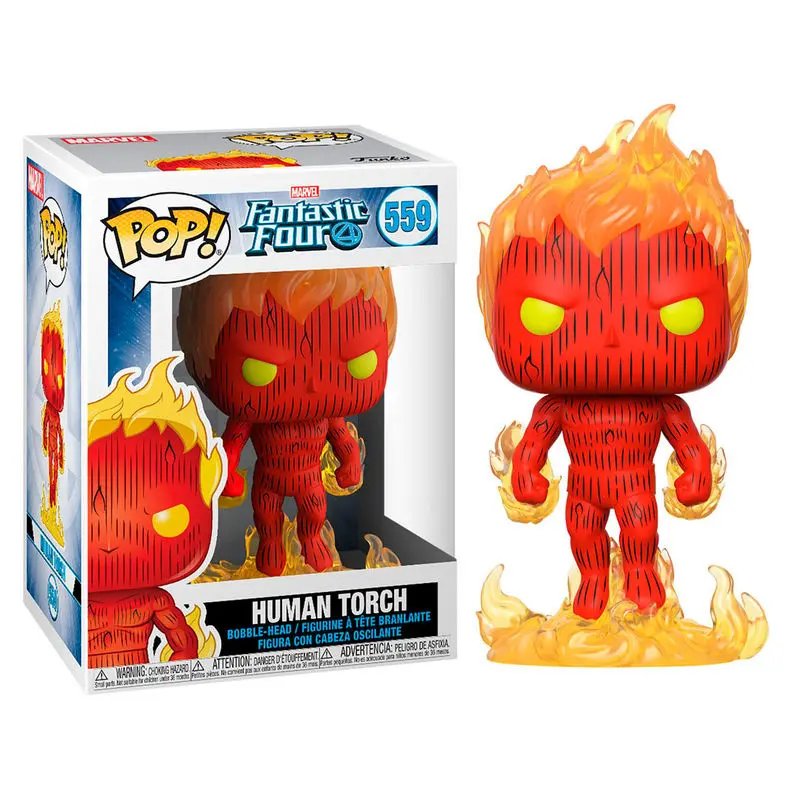 Funko POP figura Marvel Fantastic Four Emberi Fáklya termékfotó