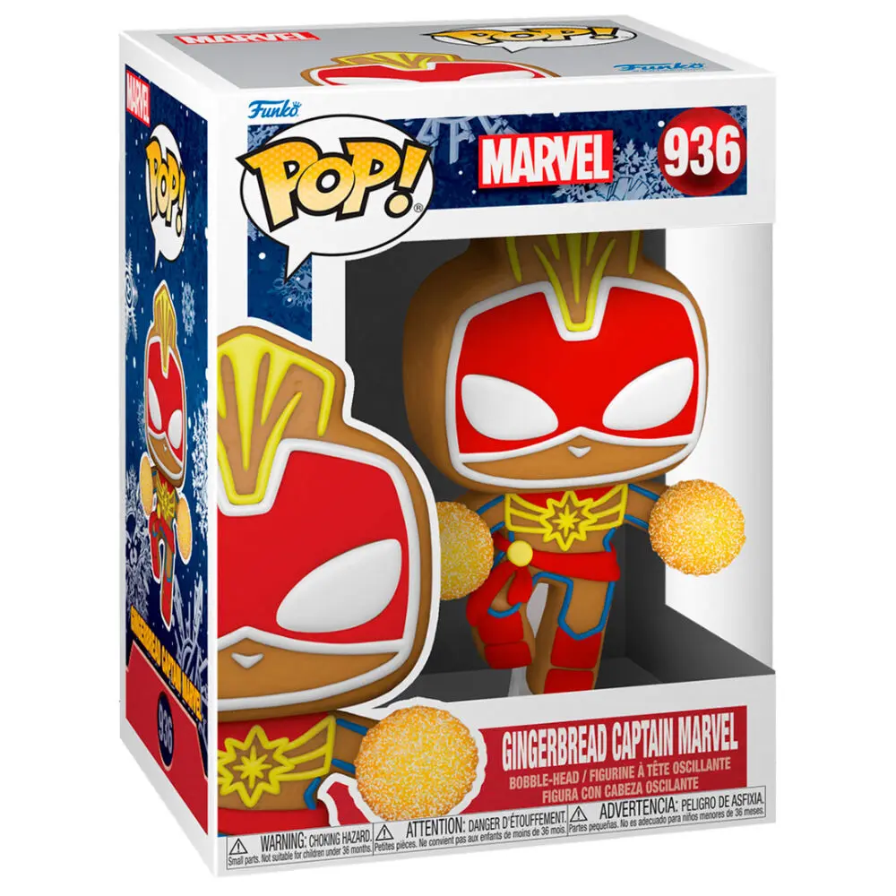 Funko POP figura Marvel Holiday Captain Marvel termékfotó