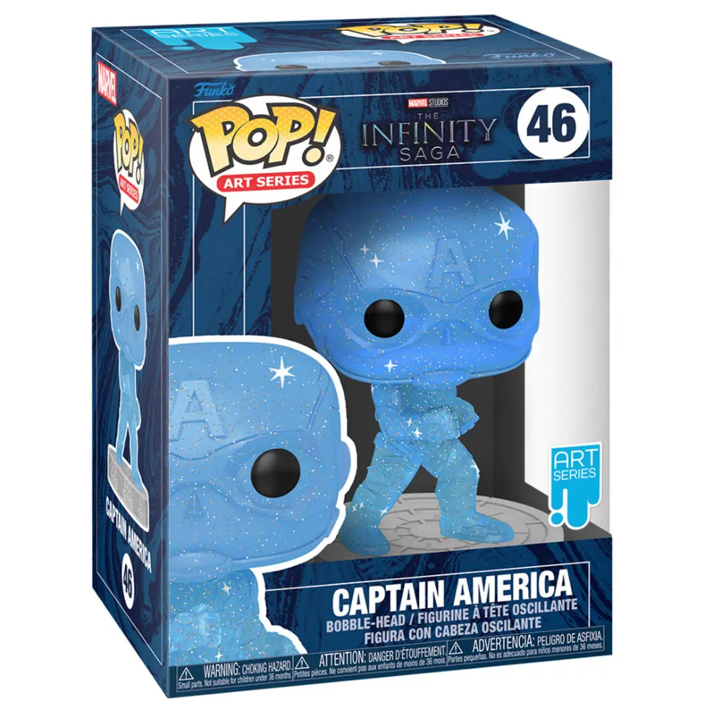 Funko POP figura Marvel Infinity Saga Amerika Kapitány Blue termékfotó