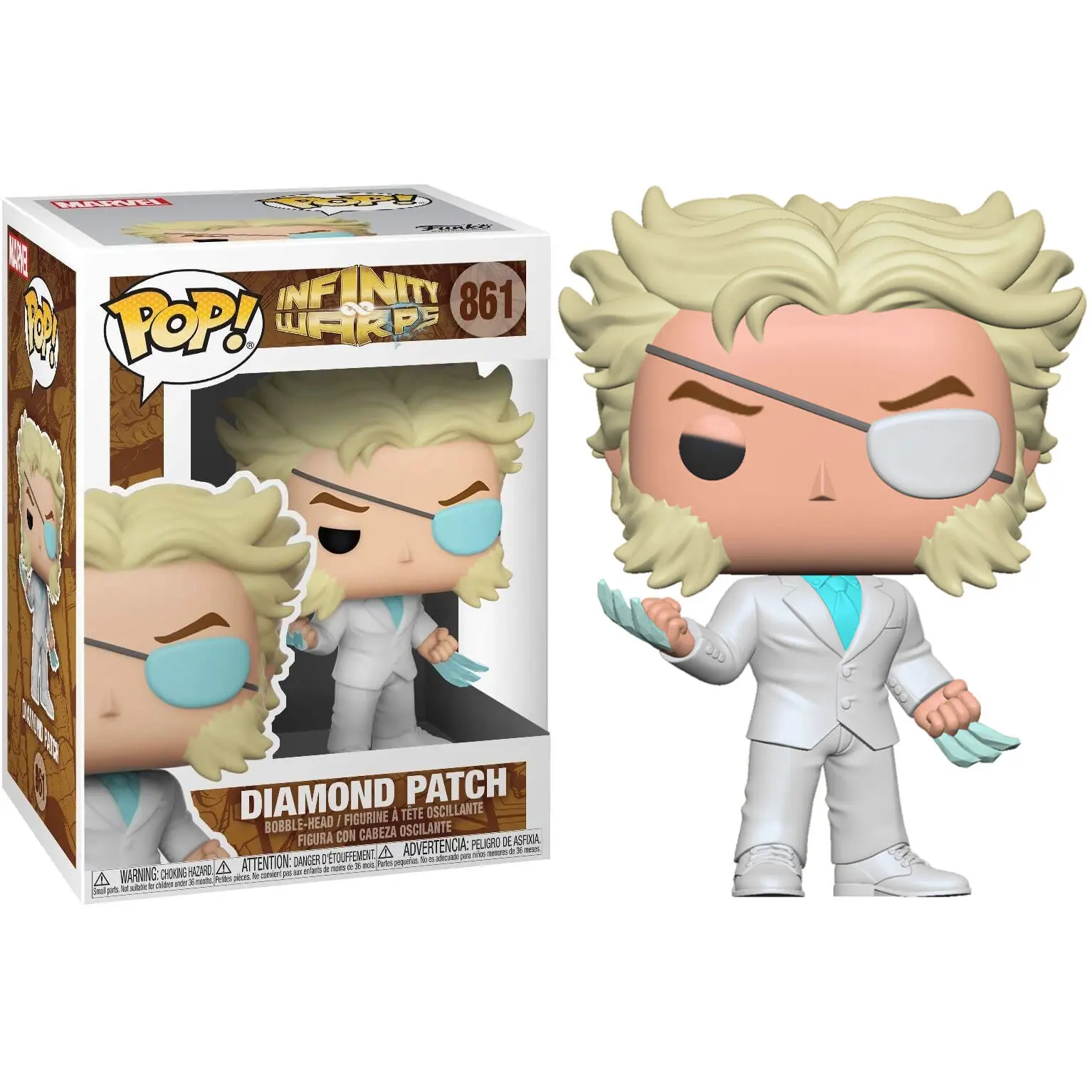 Funko POP figura Marvel Infinity Warps Diamond Patch termékfotó