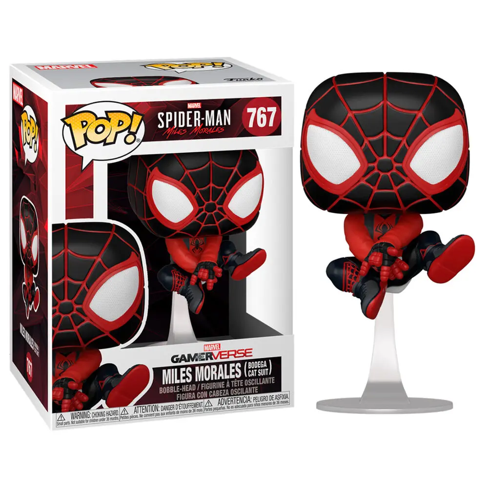 Funko POP figura Marvel Pókember Miles Morales Bodega Cat Suit termékfotó