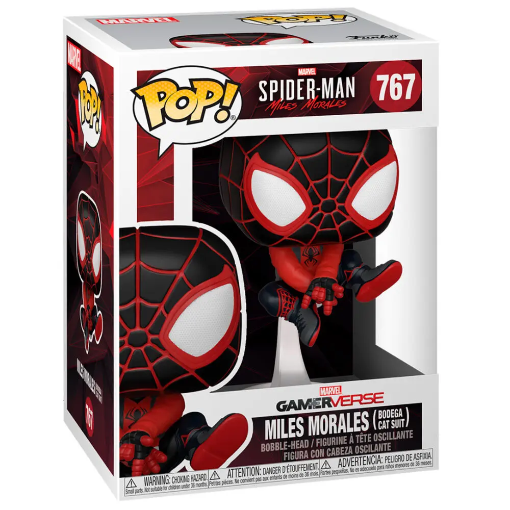 Funko POP figura Marvel Pókember Miles Morales Bodega Cat Suit termékfotó