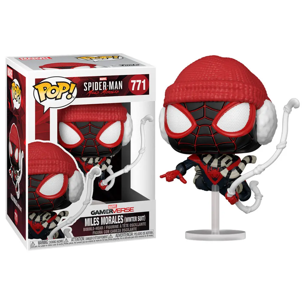 Funko POP figura Marvel Spider-man Miles Morales Winter Suit termékfotó