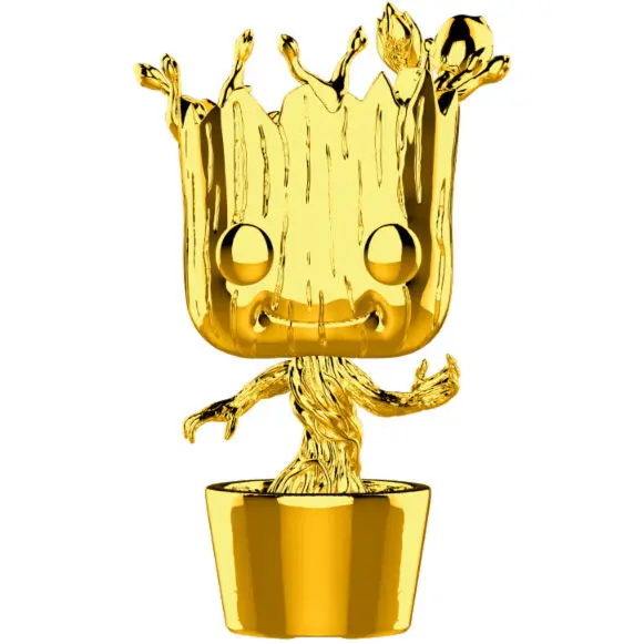 Funko POP figura Marvel Studios 10 Groot Arany Króm termékfotó