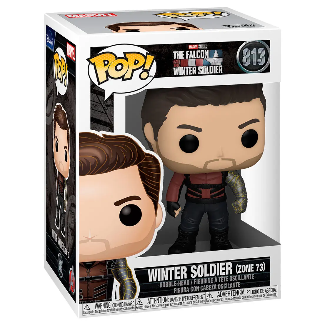 The Falcon and the Winter Soldier POP! Vinyl Figure Winter Soldier Zone 73 9 cm termékfotó