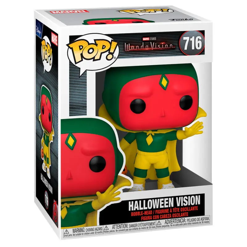 Funko POP figura Marvel WandaVision Vision Halloween termékfotó