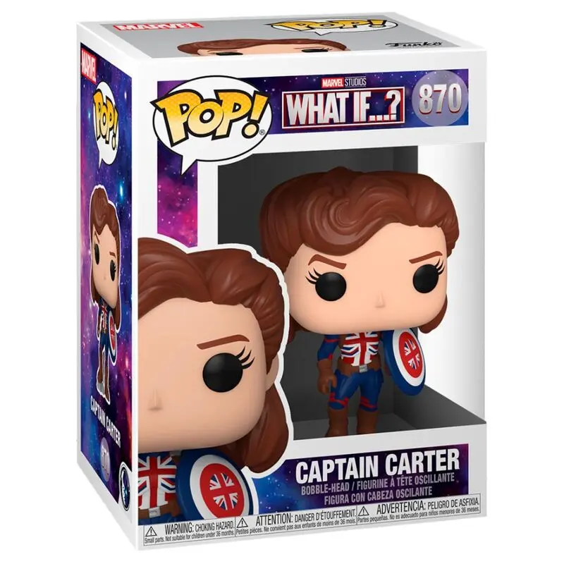Funko POP figura Marvel What If Captain Carter termékfotó