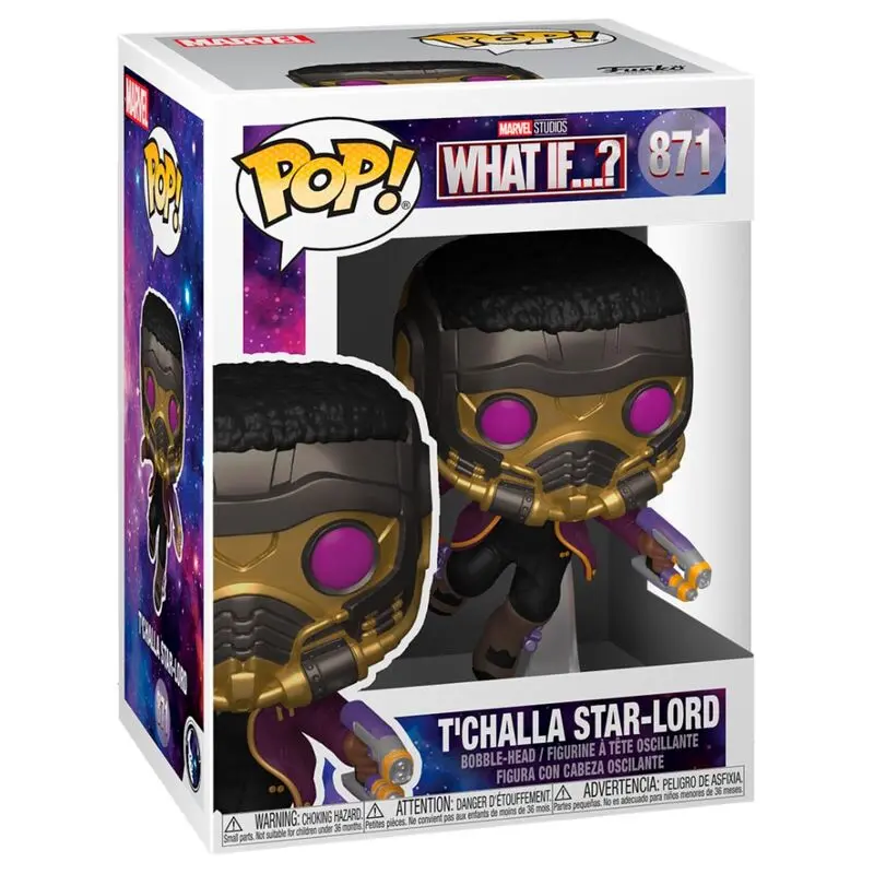 Funko POP figura Marvel What If T'Challa Star-Lord termékfotó
