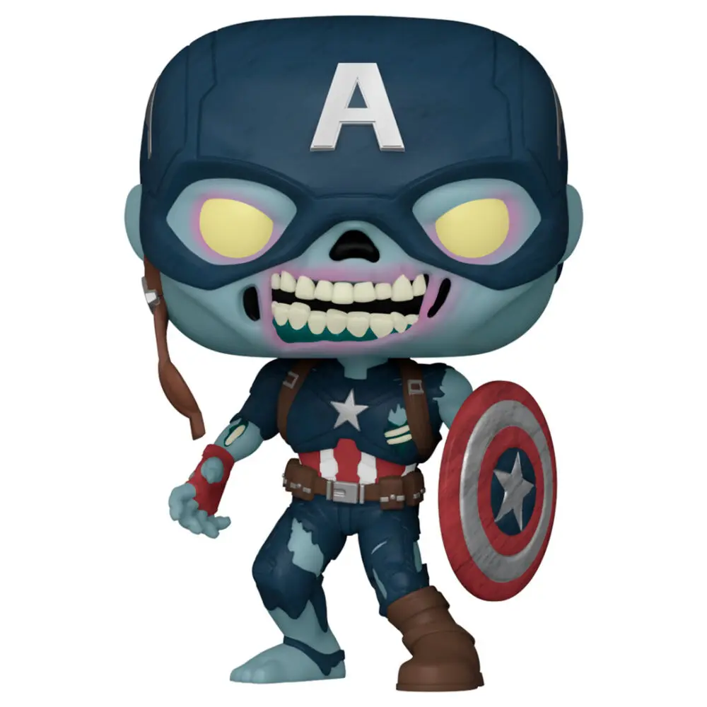 Funko POP figura Marvel What If Zombie Amerika Kapitány termékfotó