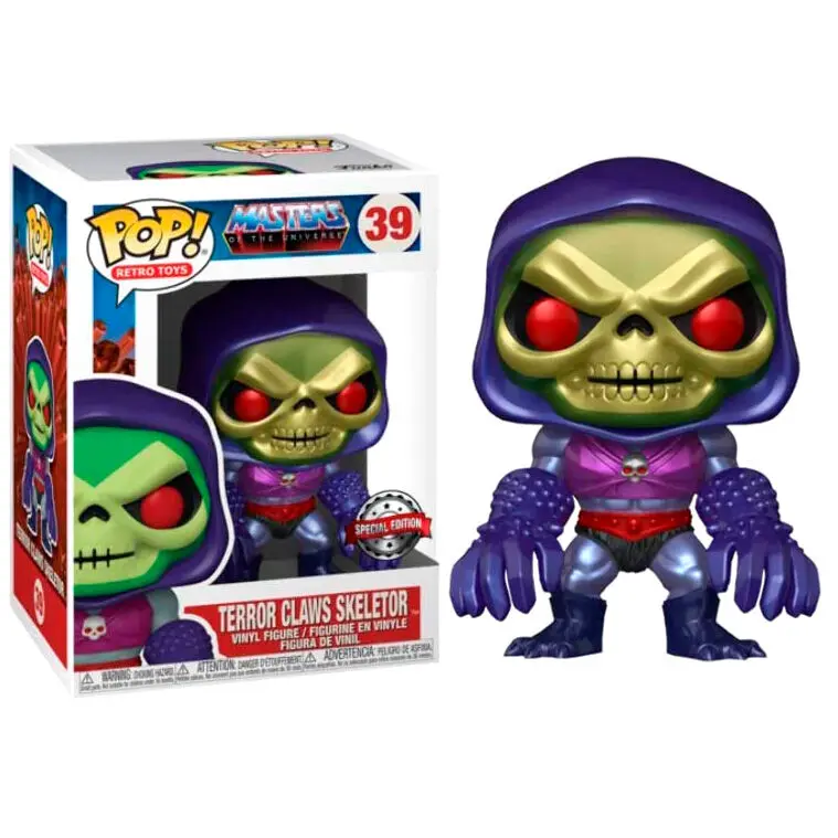 Funko POP figura Masters of the Universe Skeletor with Terror Claws Metallic Special Edition termékfotó