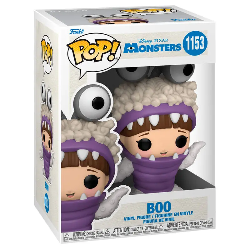 Monsters, Inc. 20th Anniversary POP! Disney Vinyl Figure Boo with Hood Up 9 cm termékfotó