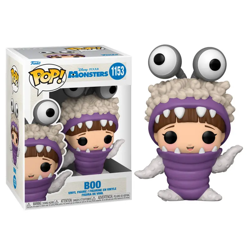 Monsters, Inc. 20th Anniversary POP! Disney Vinyl Figure Boo with Hood Up 9 cm termékfotó