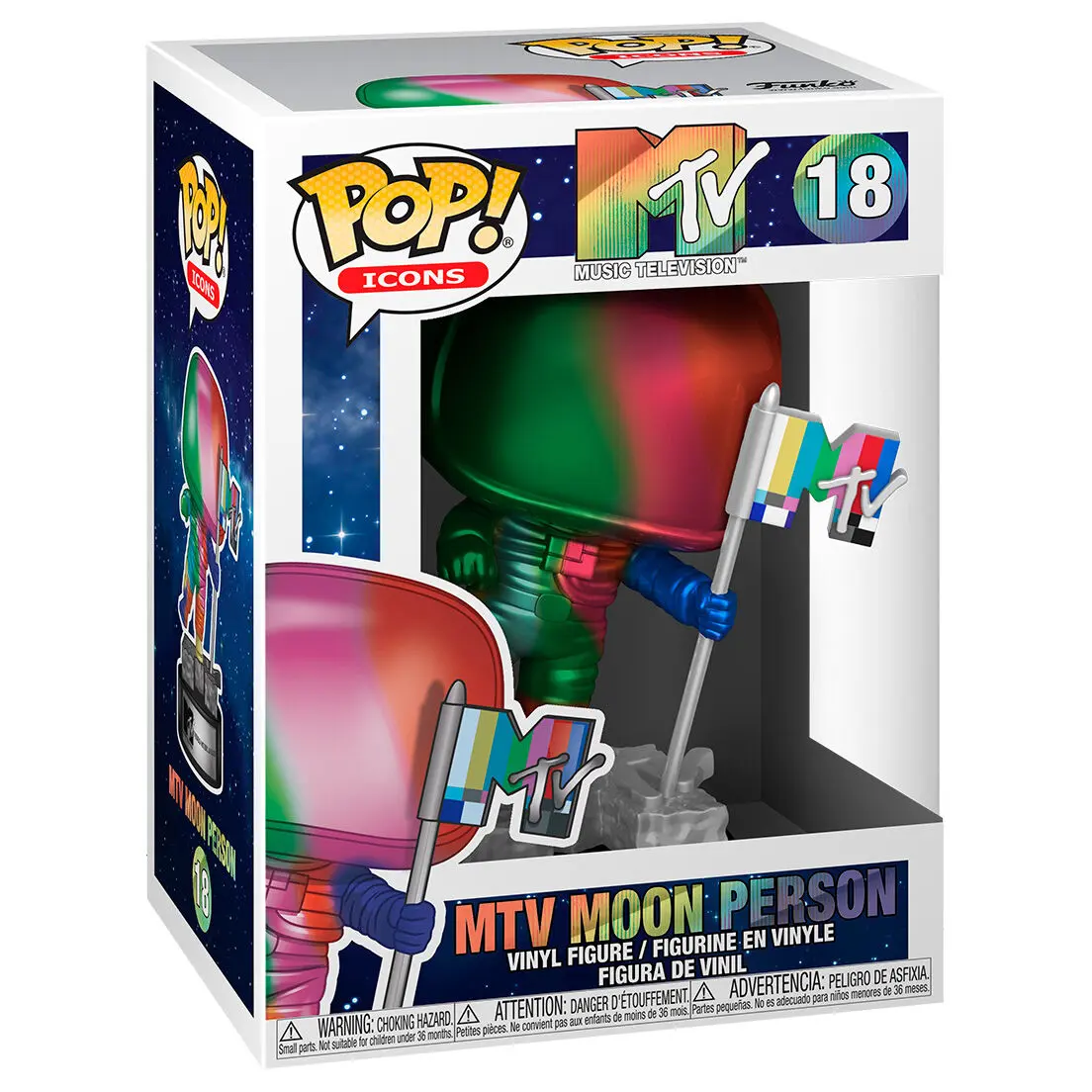 Funko POP figura MTV Moon Person Rainbow termékfotó