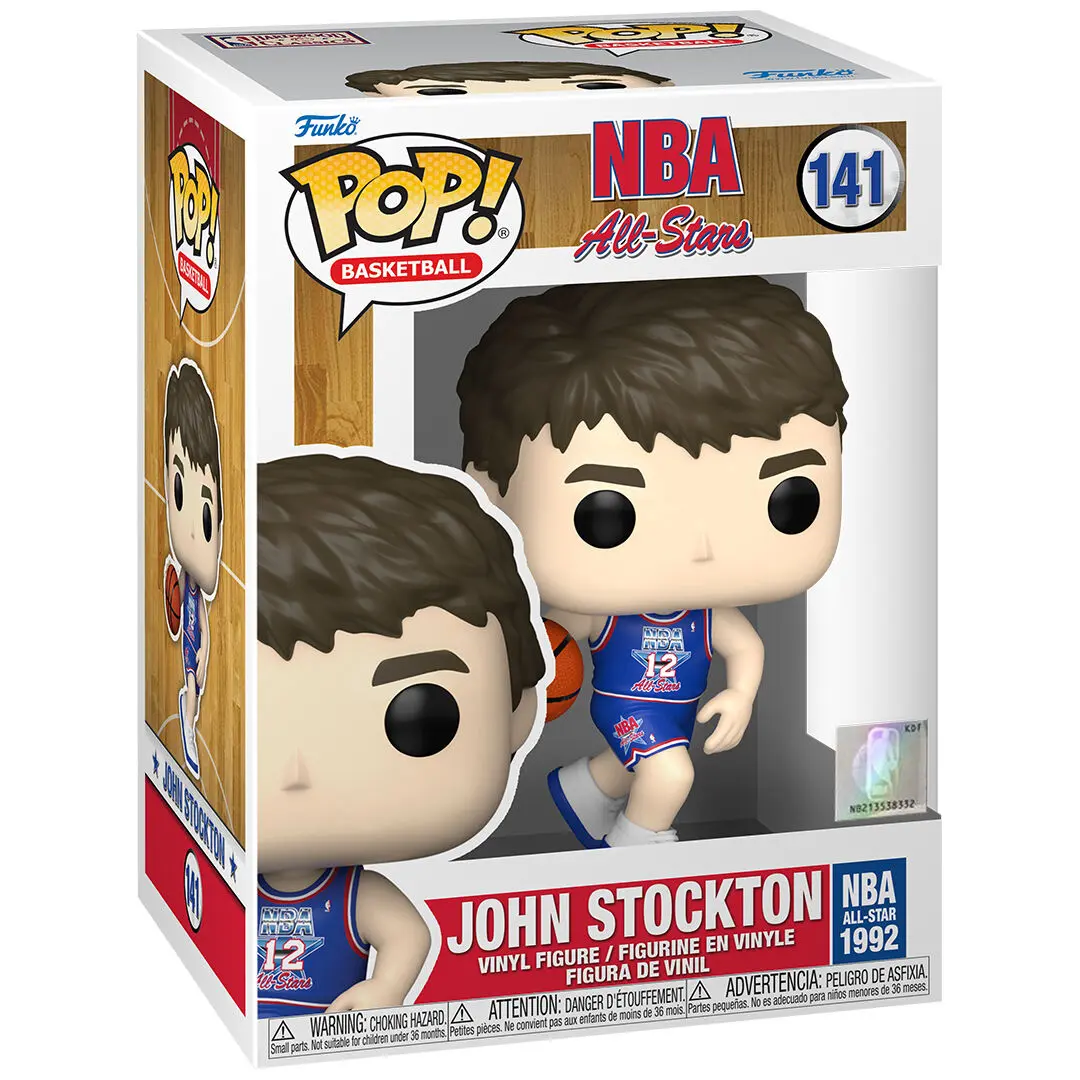 NBA Legends POP! Basketball Vinyl Figure John Stockton (Blue All Star Uni 1992) 9 cm termékfotó