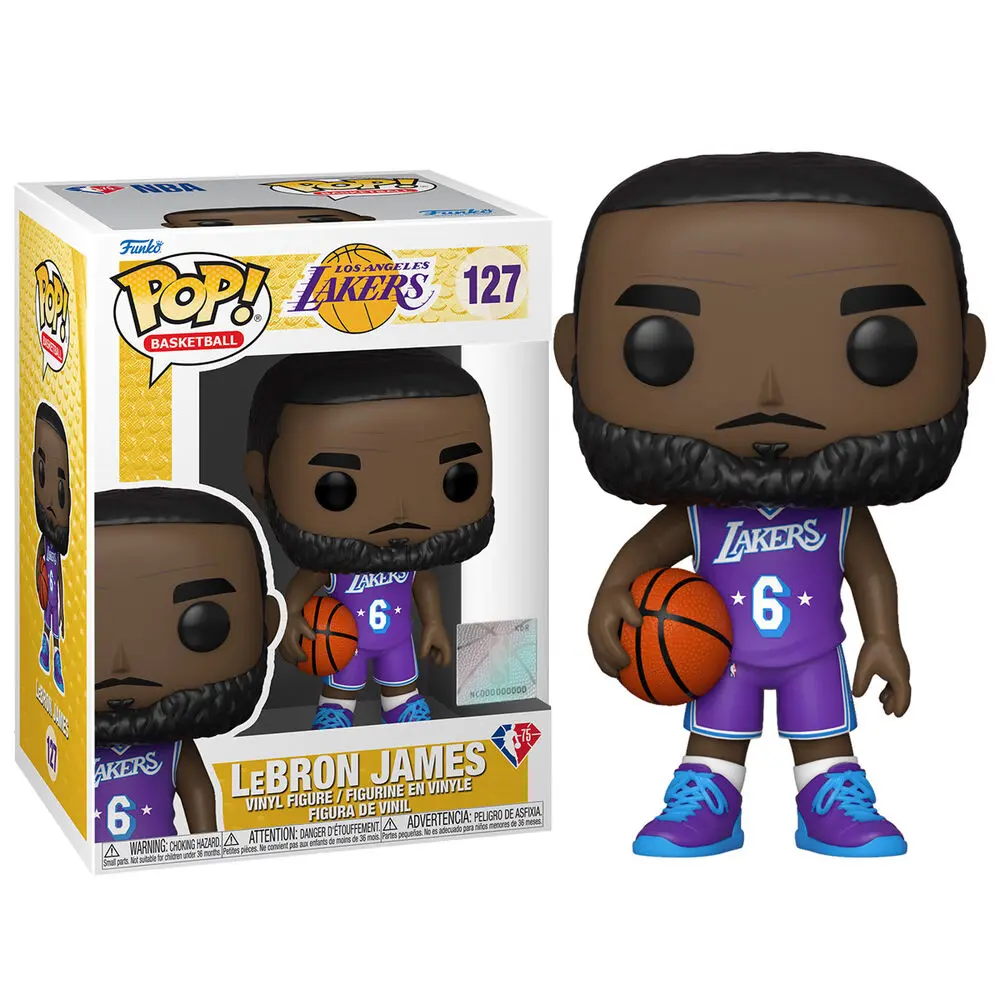 Funko POP figura NBA Lakers LeBron James City Edition 2021 termékfotó