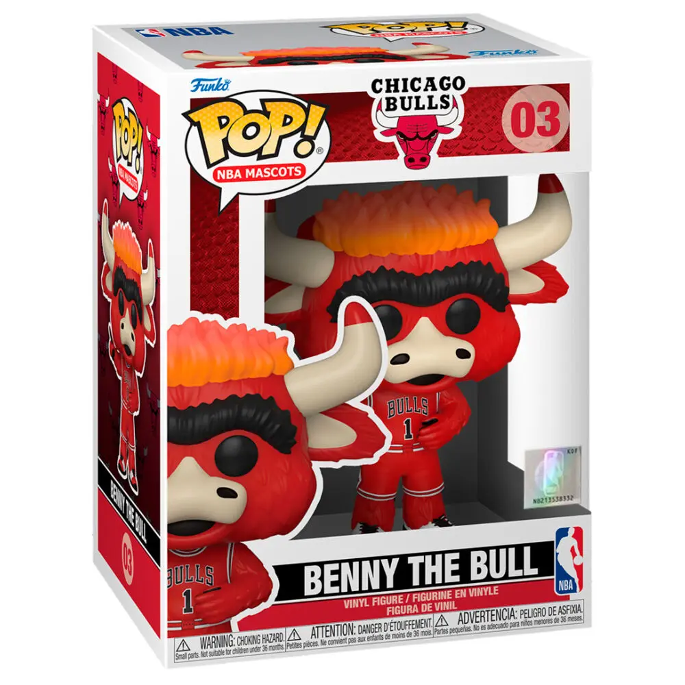 Funko POP figura NBA Mascots Chicago Benny the Bull termékfotó