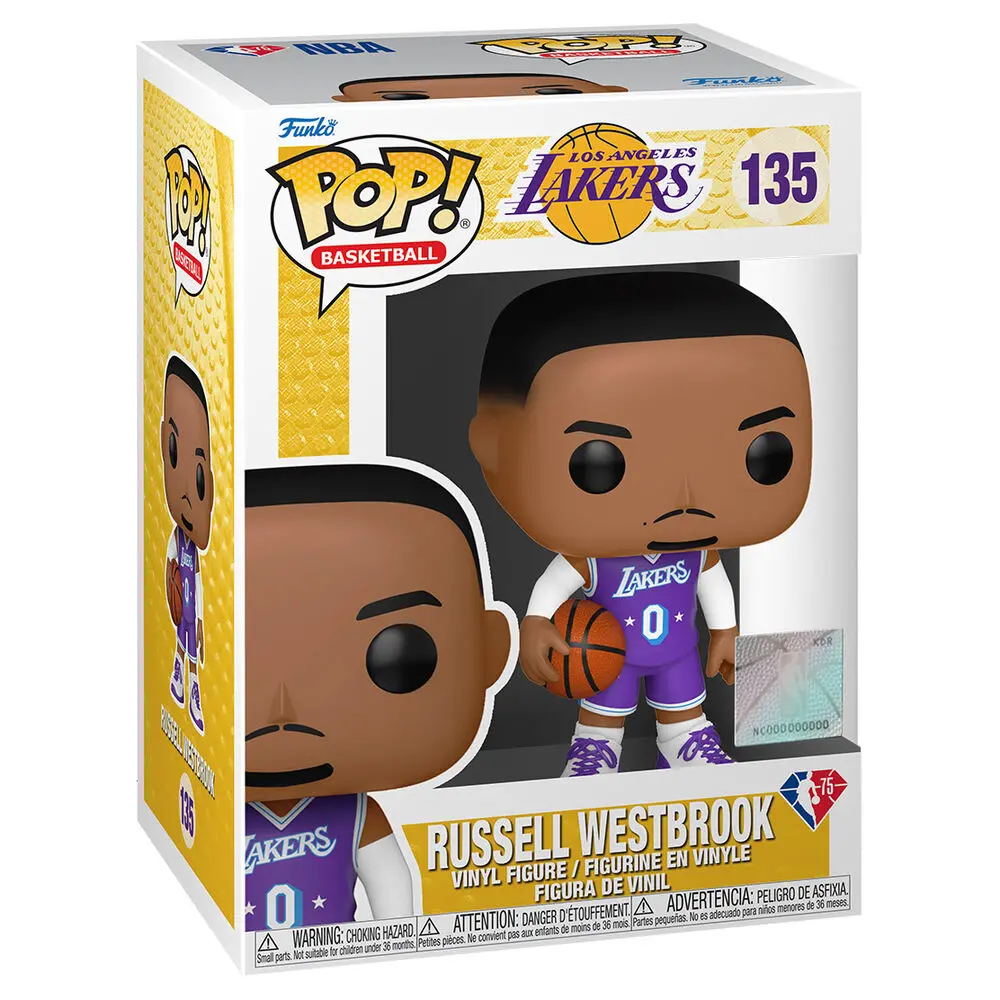 NBA Washington Wizards POP! Basketball Vinyl Figure Russell Westbrook (City Edition 2021) 9 cm termékfotó