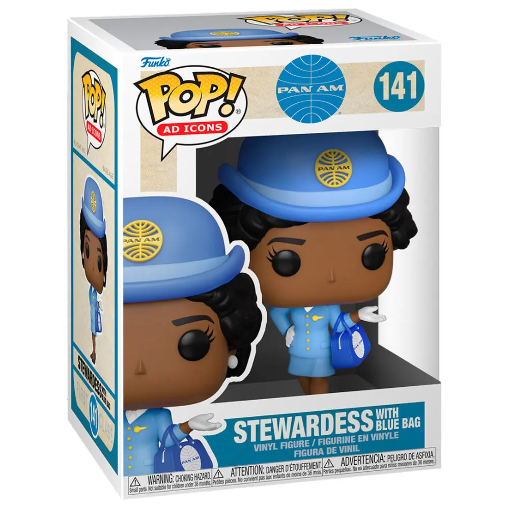 Funko POP figura Pan Am Stewardess with Blue Bag termékfotó
