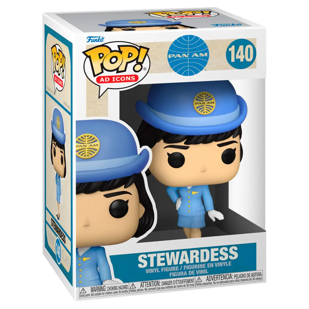 Pan Am POP! Ad Icons Vinyl Figure Stewardess w/o Bag 9 cm [DAMAGED PACKAGE] termékfotó