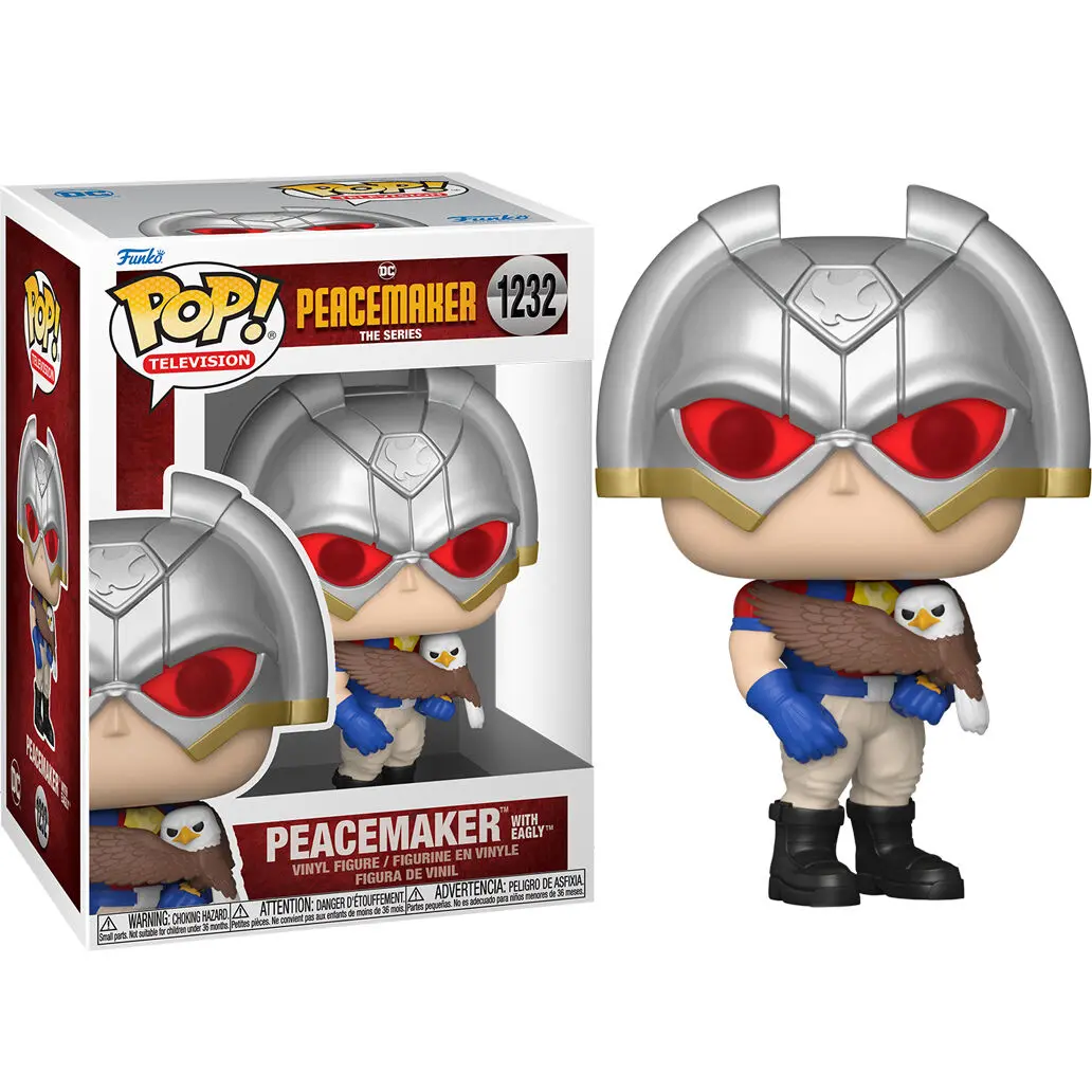 Peacemaker POP! TV Vinyl Figure Peacmaker with Eagly 9 cm termékfotó