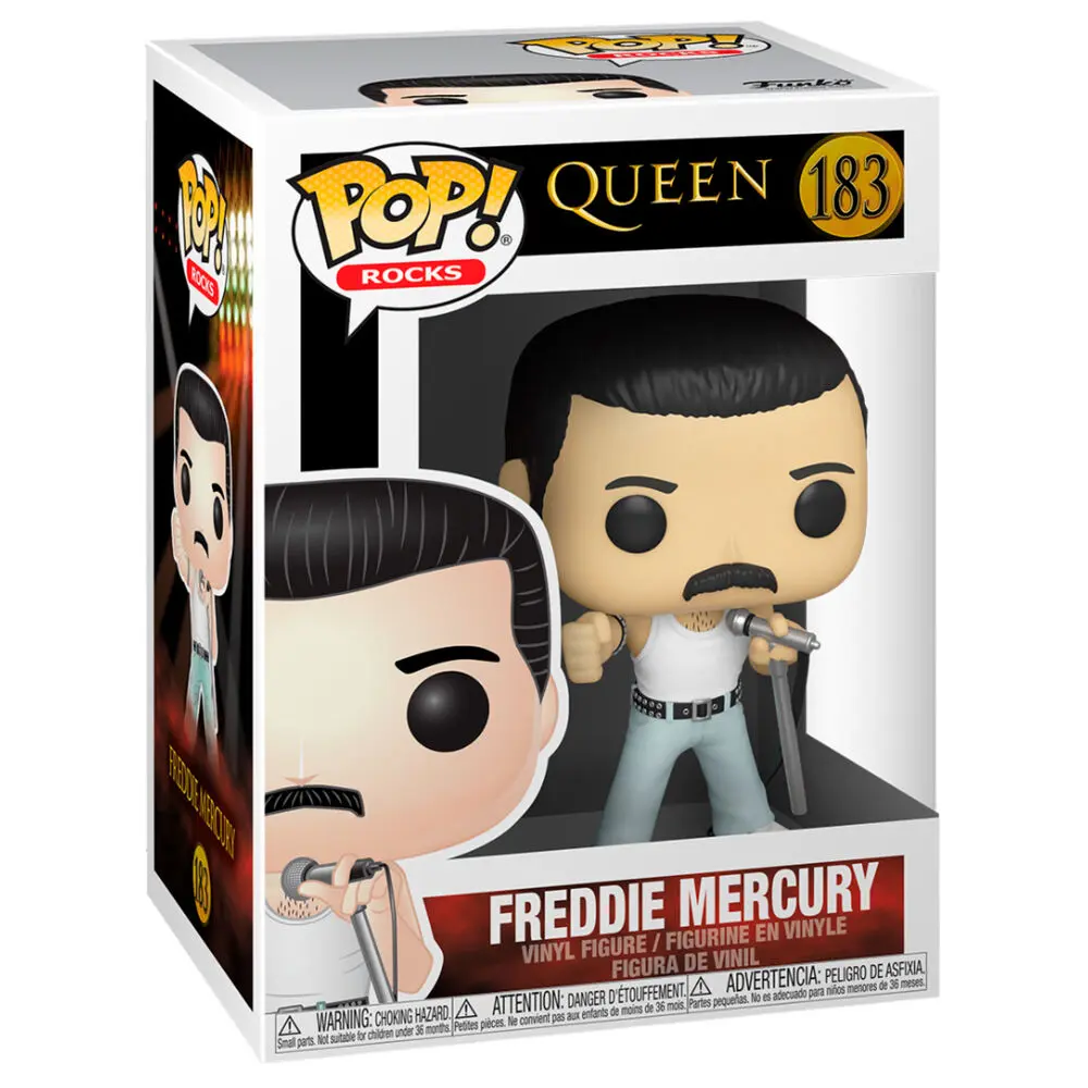 Queen POP! Rocks Vinyl Figure Freddie Mercury Radio Gaga 9 cm termékfotó