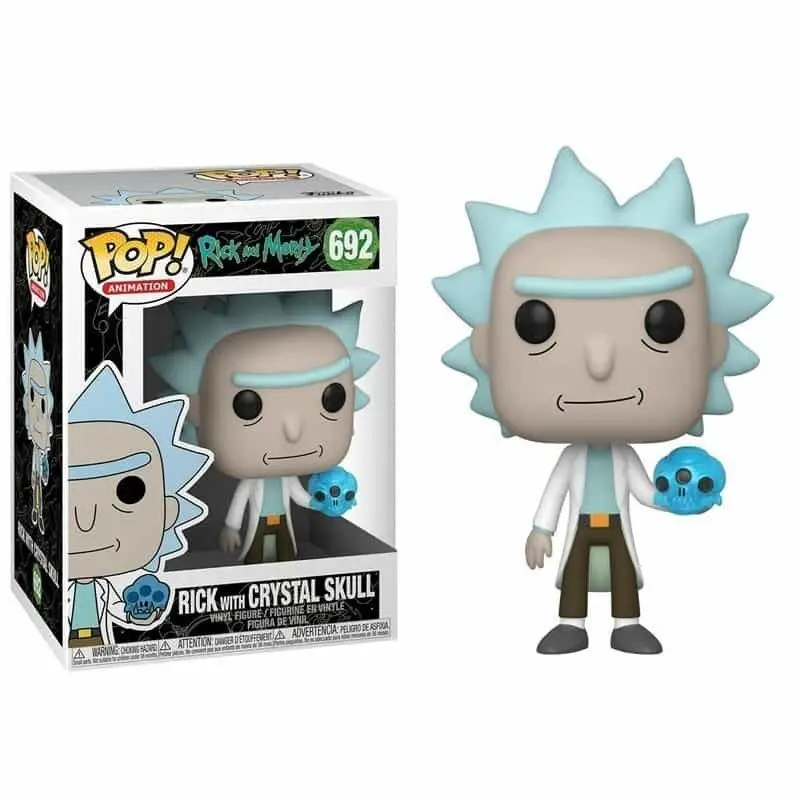 Funko POP figura Rick & Morty Rick kristály koponyával termékfotó