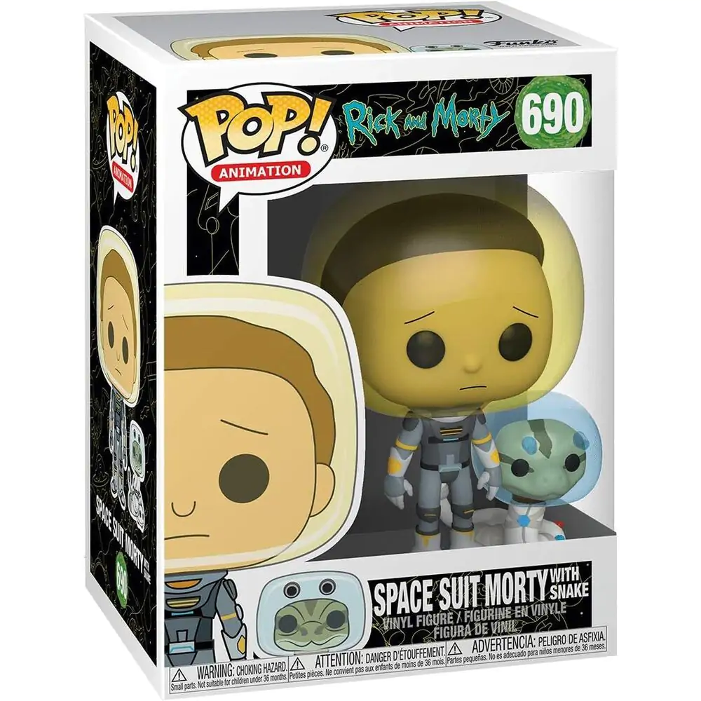 Funko POP figura Rick & Morty űrruhában kígyóval termékfotó