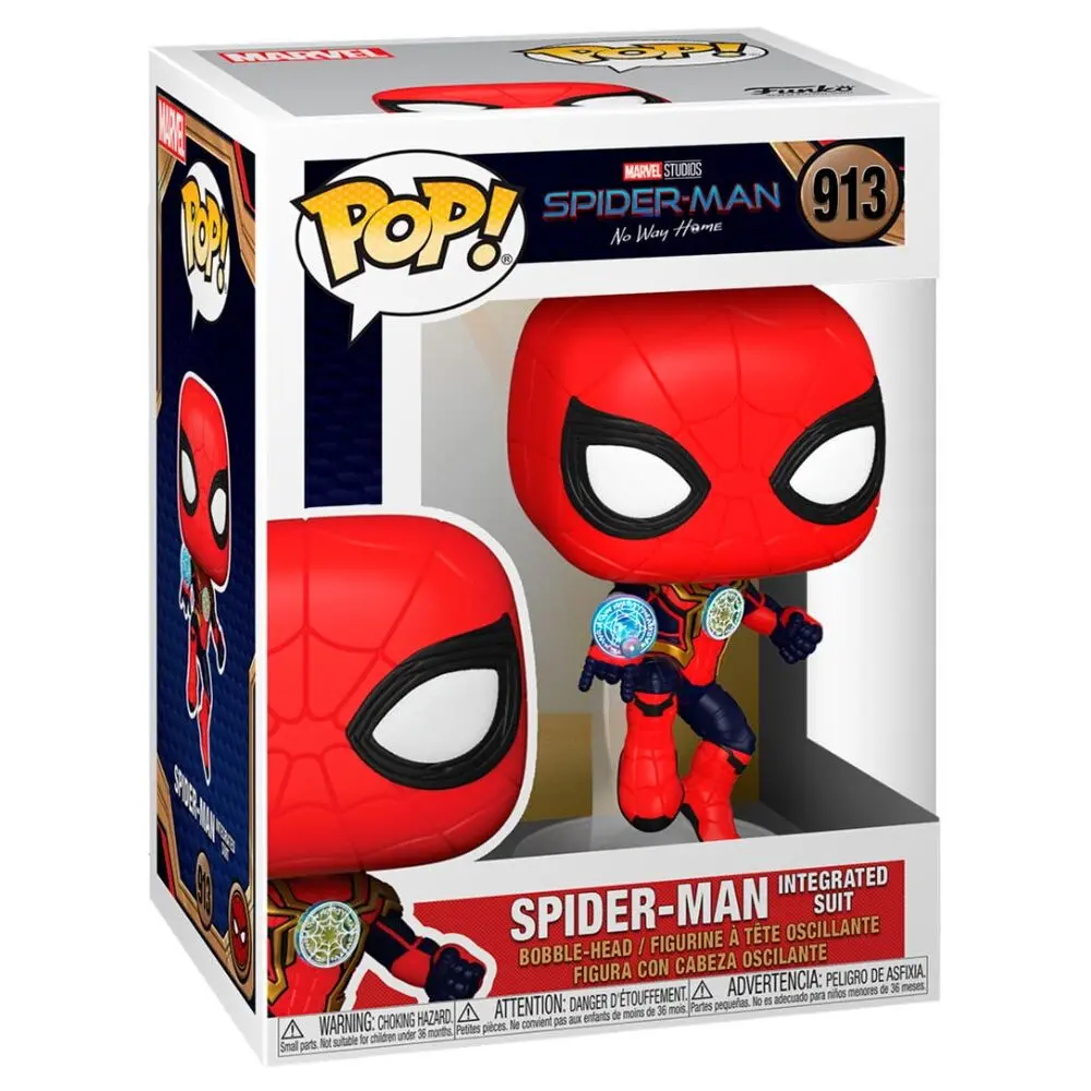 Funko POP figura Spider-Man No Way Home Pókember Integrated Suit termékfotó