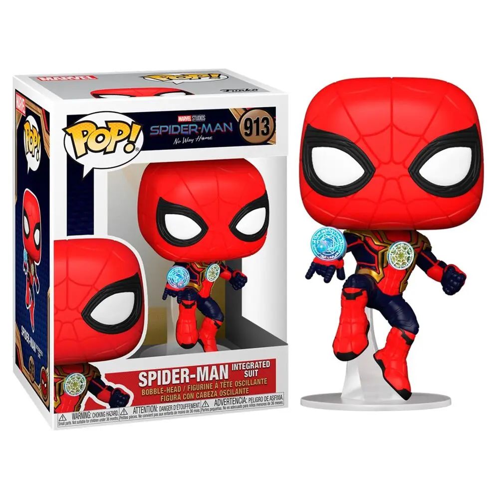 Funko POP figura Spider-Man No Way Home Pókember Integrated Suit termékfotó