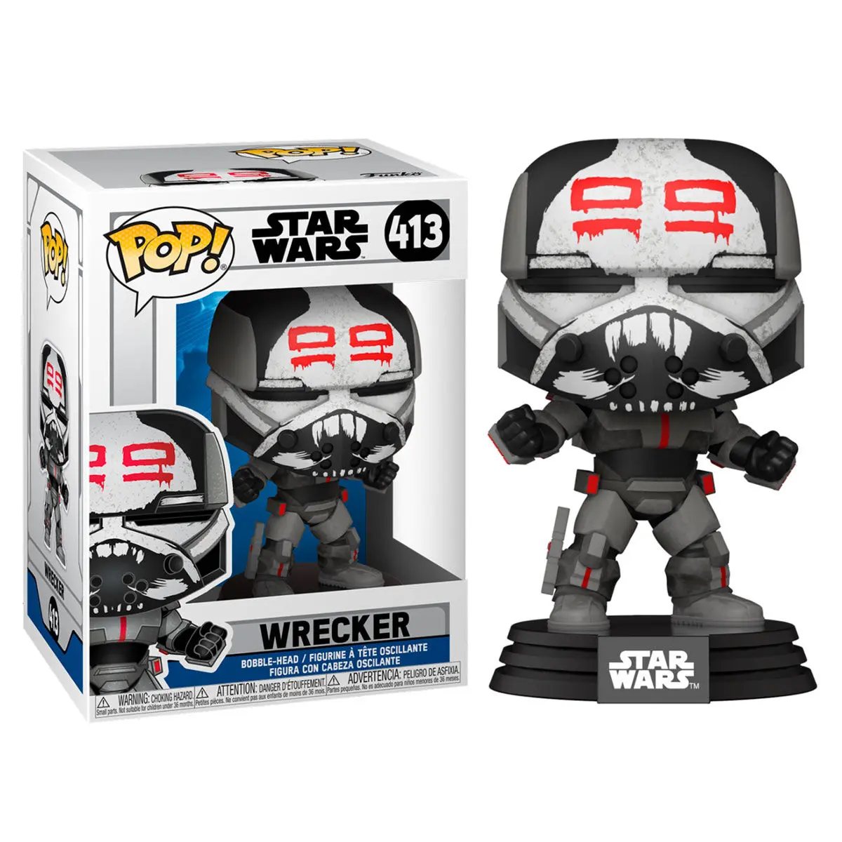 Funko POP figura Star Wars Clone Wars Wrecker termékfotó