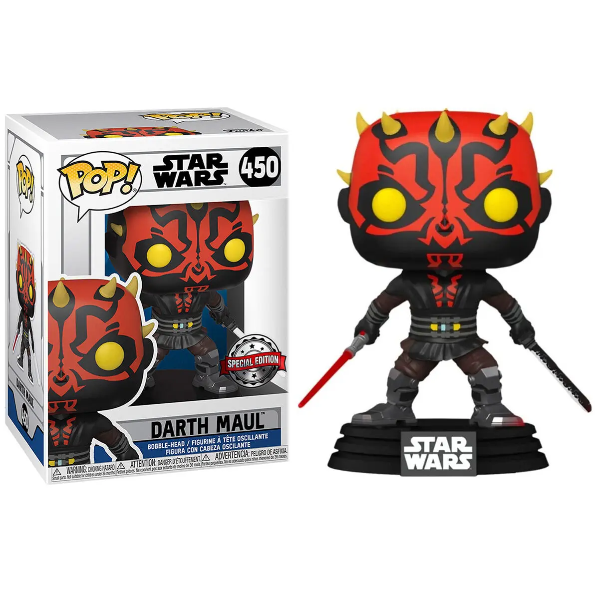 Funko POP figura Star Wars Darth Maul with Saber Exkluzív termékfotó