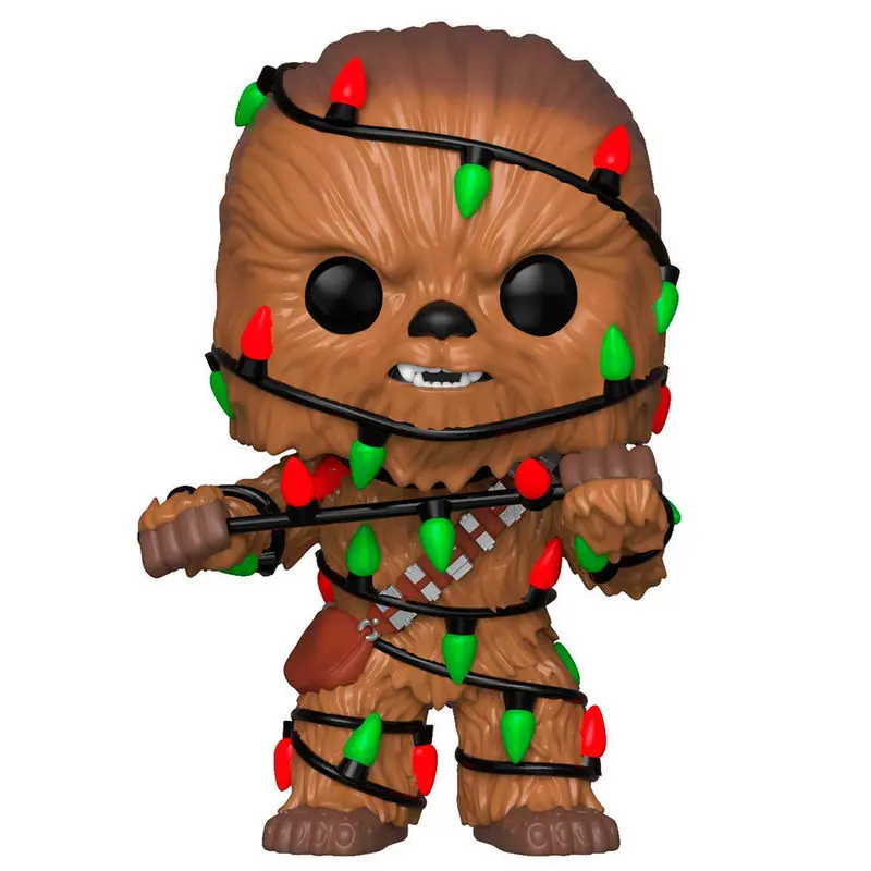 Funko POP figura Star Wars Holiday Chewie with Lights termékfotó