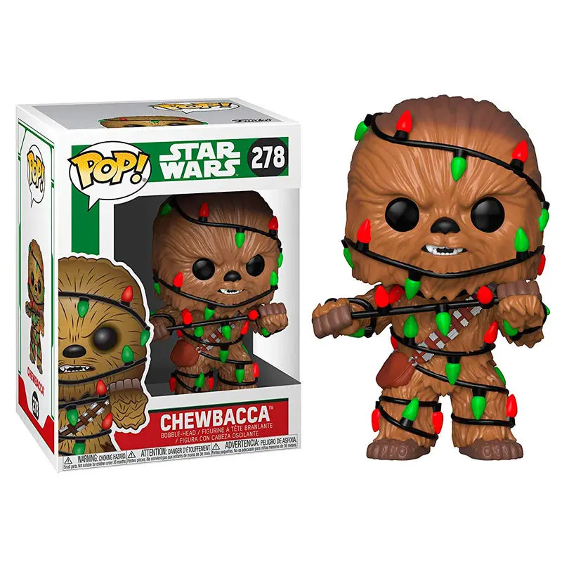 Funko POP figura Star Wars Holiday Chewie with Lights termékfotó