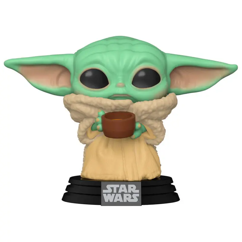 The Mandalorian POP! Star Wars Vinyl Figur The Child w/ Cup 9 cm termékfotó