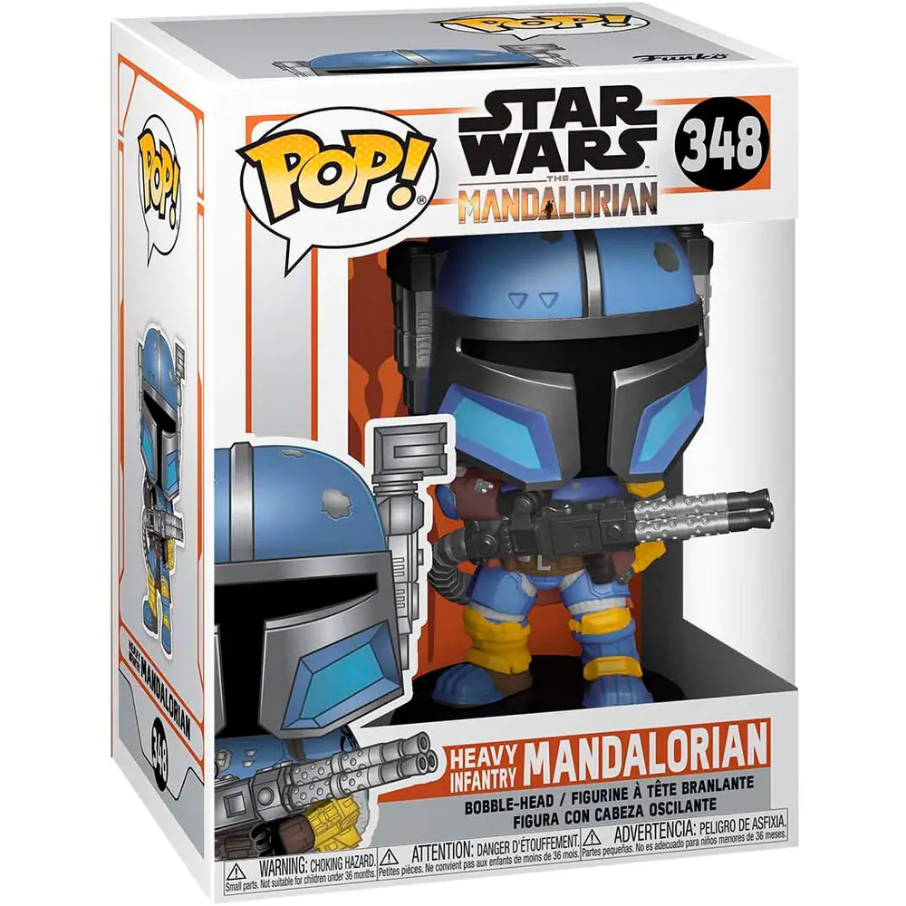 Star Wars The Mandalorian POP! TV Vinyl Figur Heavy Infantry Mandaloria 9 cm termékfotó