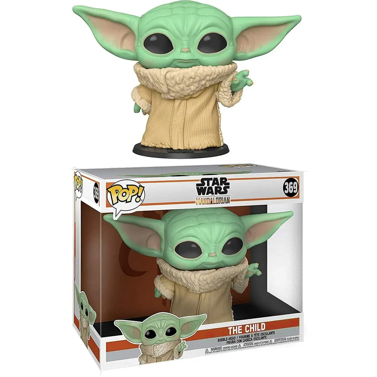 Funko POP figura Star Wars Mandalorian Baby Yoda 25cm termékfotó