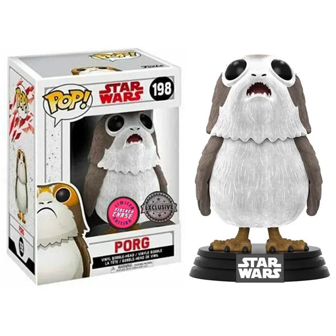 Funko POP figura Star Wars The Last Jedi Porg Flocked Exclusive Chase termékfotó