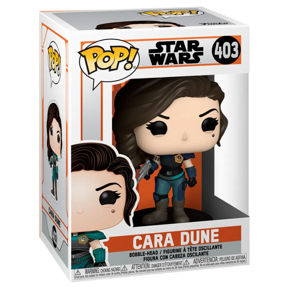 Star Wars The Mandalorian POP! TV Vinyl Figure Cara w/ badge 9 cm termékfotó