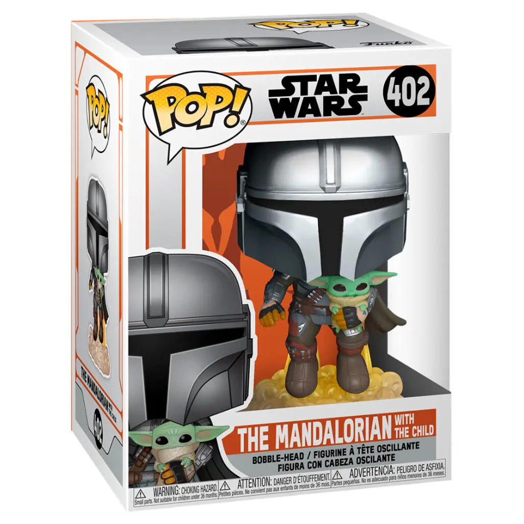 Star Wars The Mandalorian POP! TV Vinyl Figure Mando Flying w/ Jet Pack 9 cm termékfotó